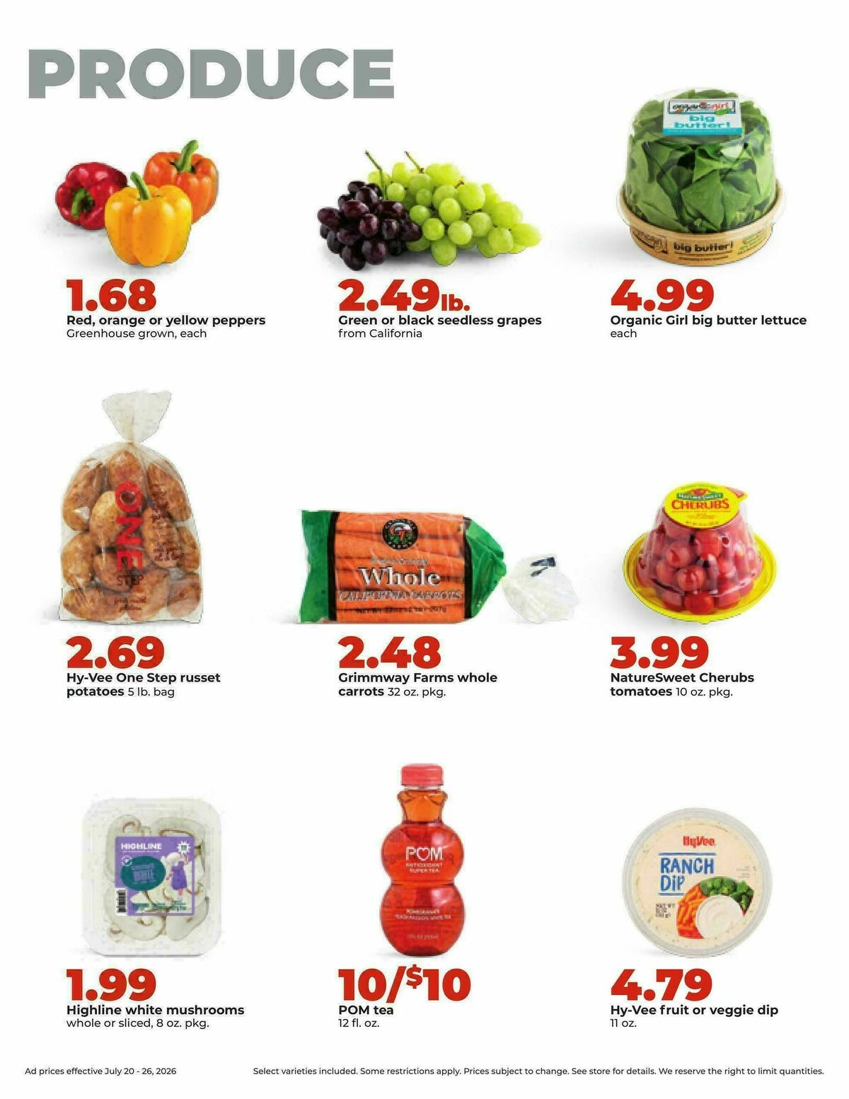 Hy-Vee Weekly Ad from July 20