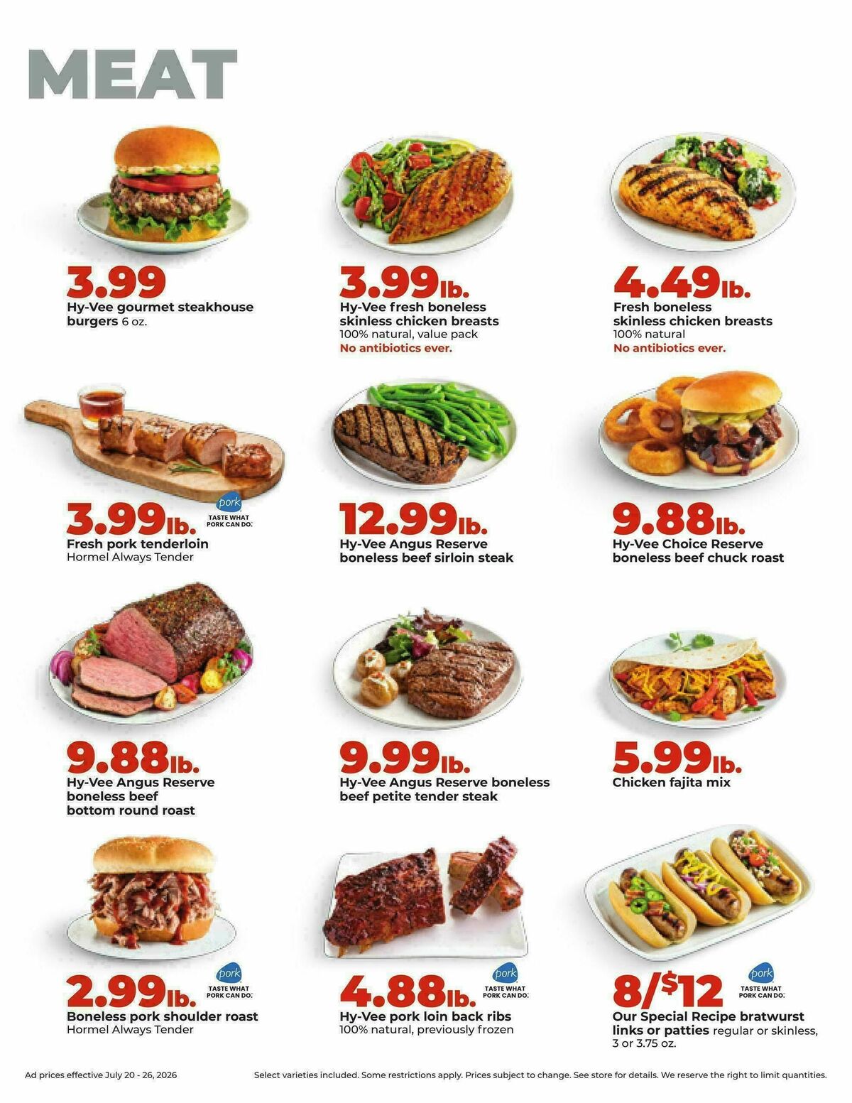 Hy-Vee Weekly Ad from July 20