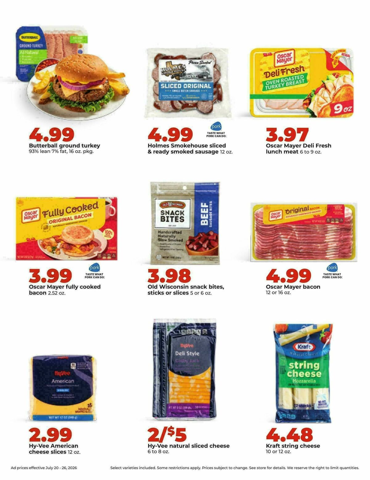 Hy-Vee Weekly Ad from July 20
