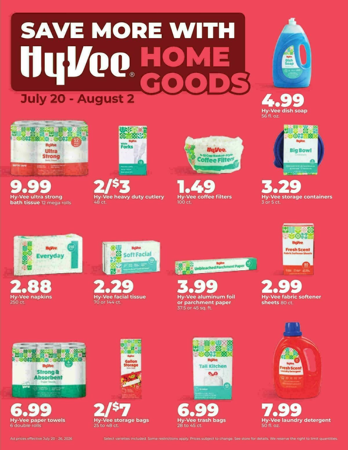 Hy-Vee Weekly Ad from July 20
