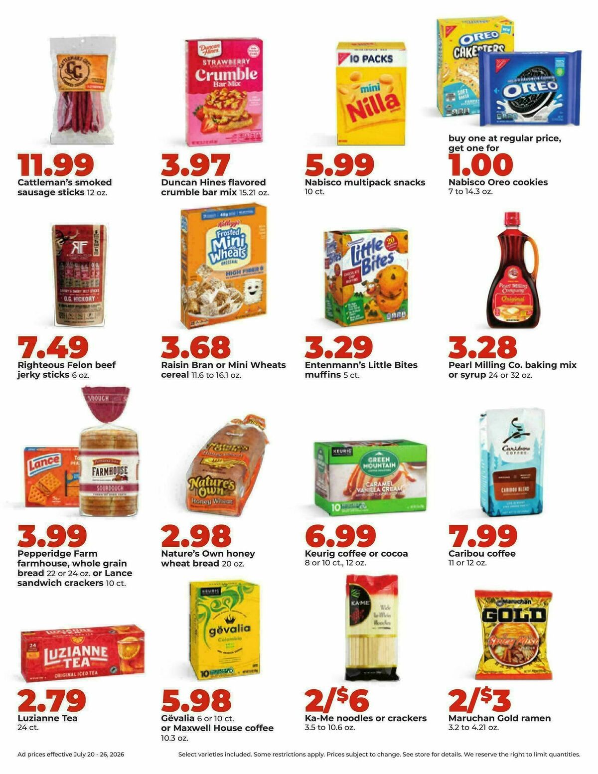 Hy-Vee Weekly Ad from July 20