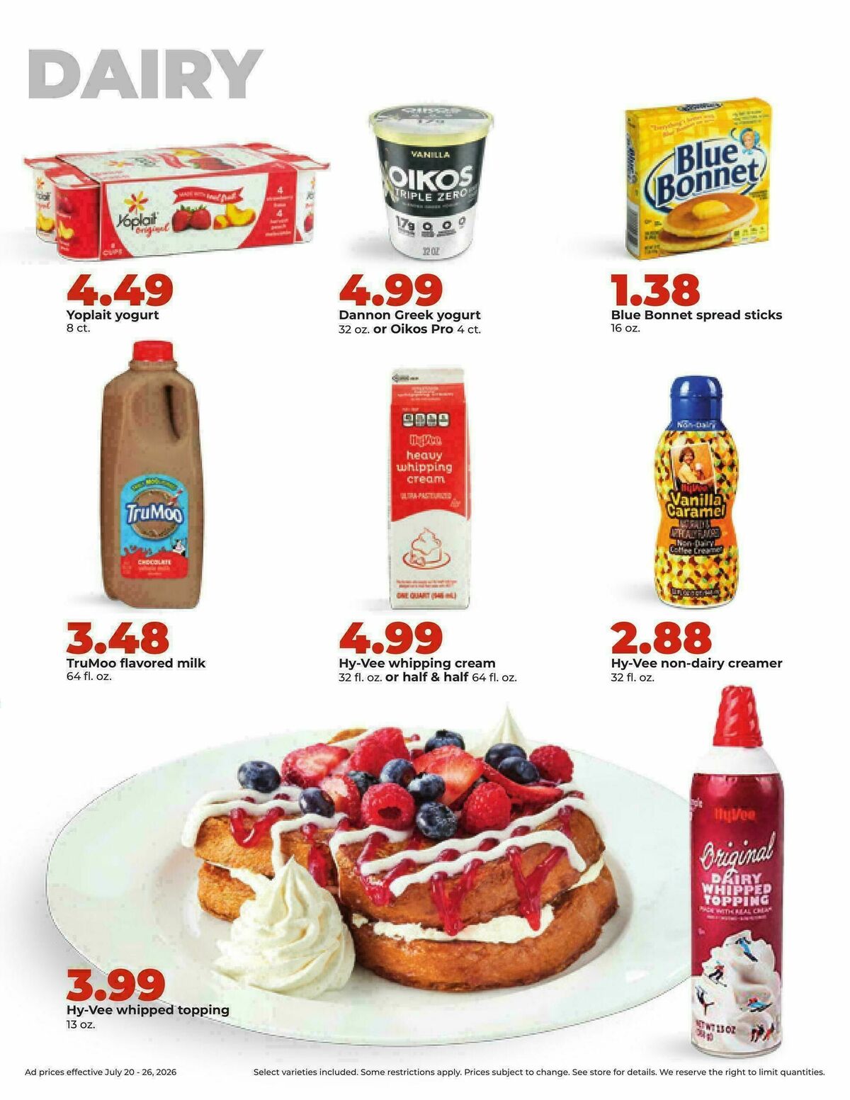 Hy-Vee Weekly Ad from July 20
