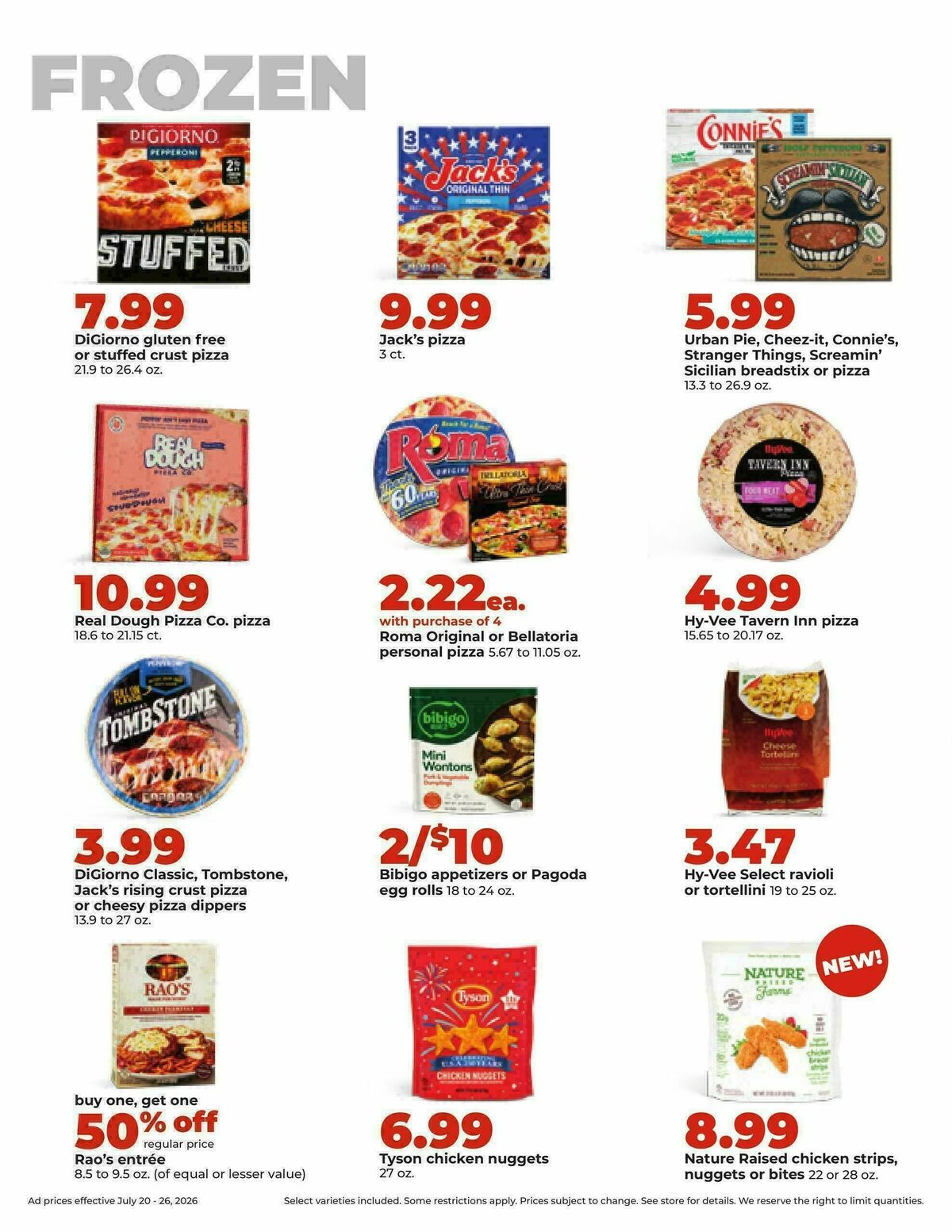 Hy-Vee Weekly Ad from July 20