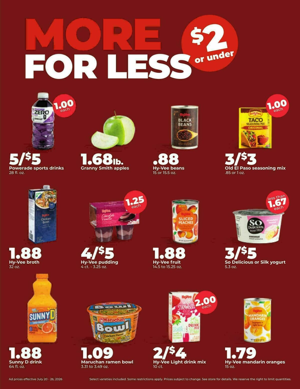Hy-Vee Weekly Ad from July 20