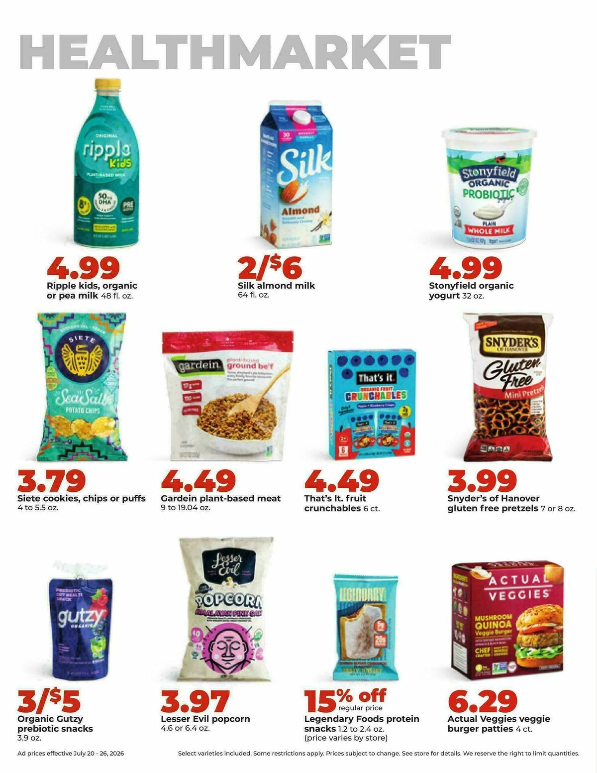 Hy-Vee Weekly Ad from July 20