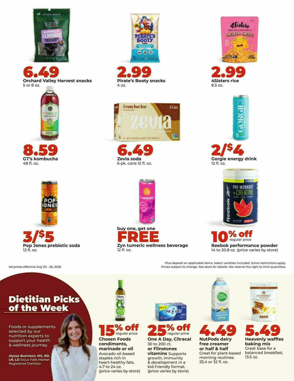 Hy-Vee Weekly Ad from July 20