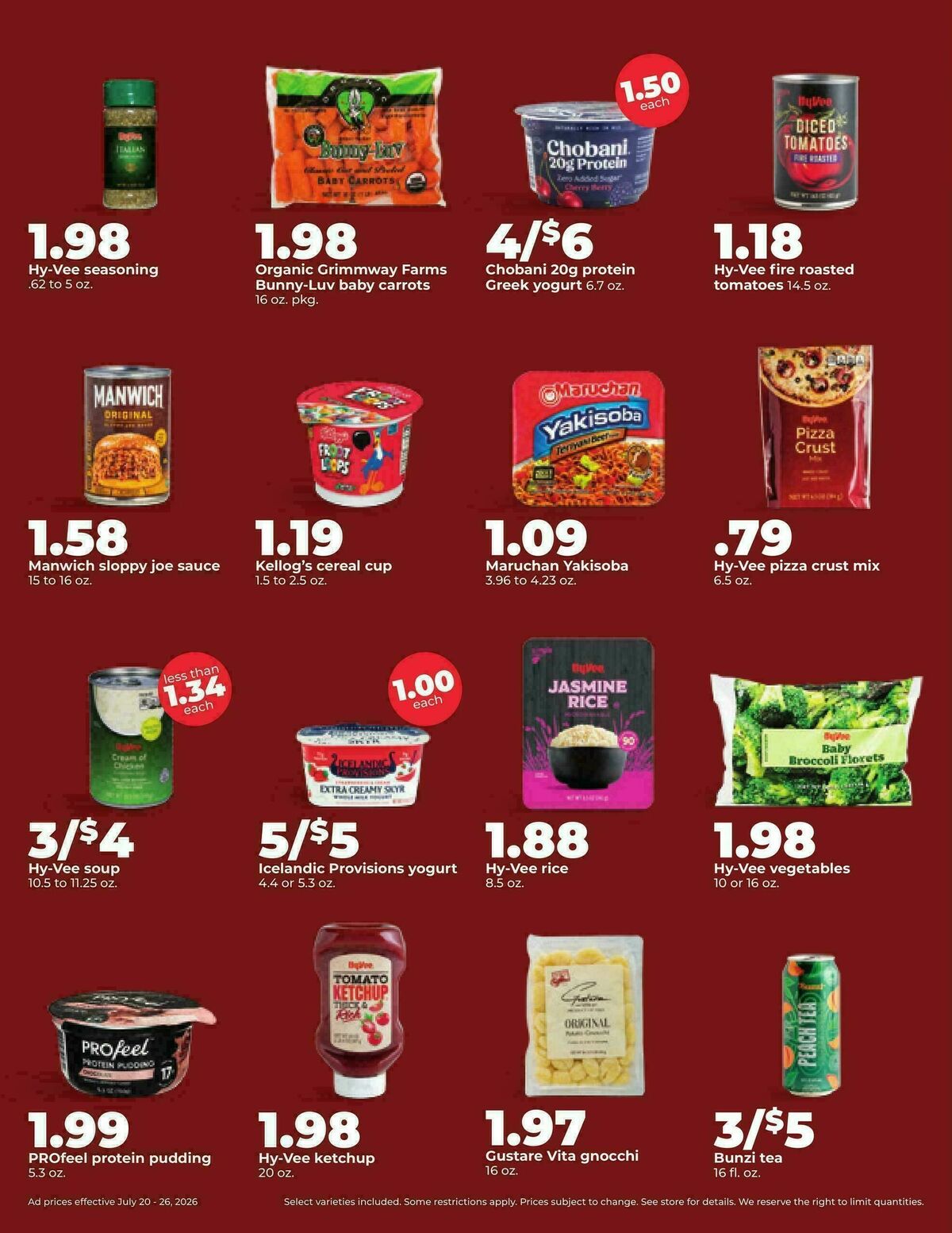 Hy-Vee Weekly Ad from July 20