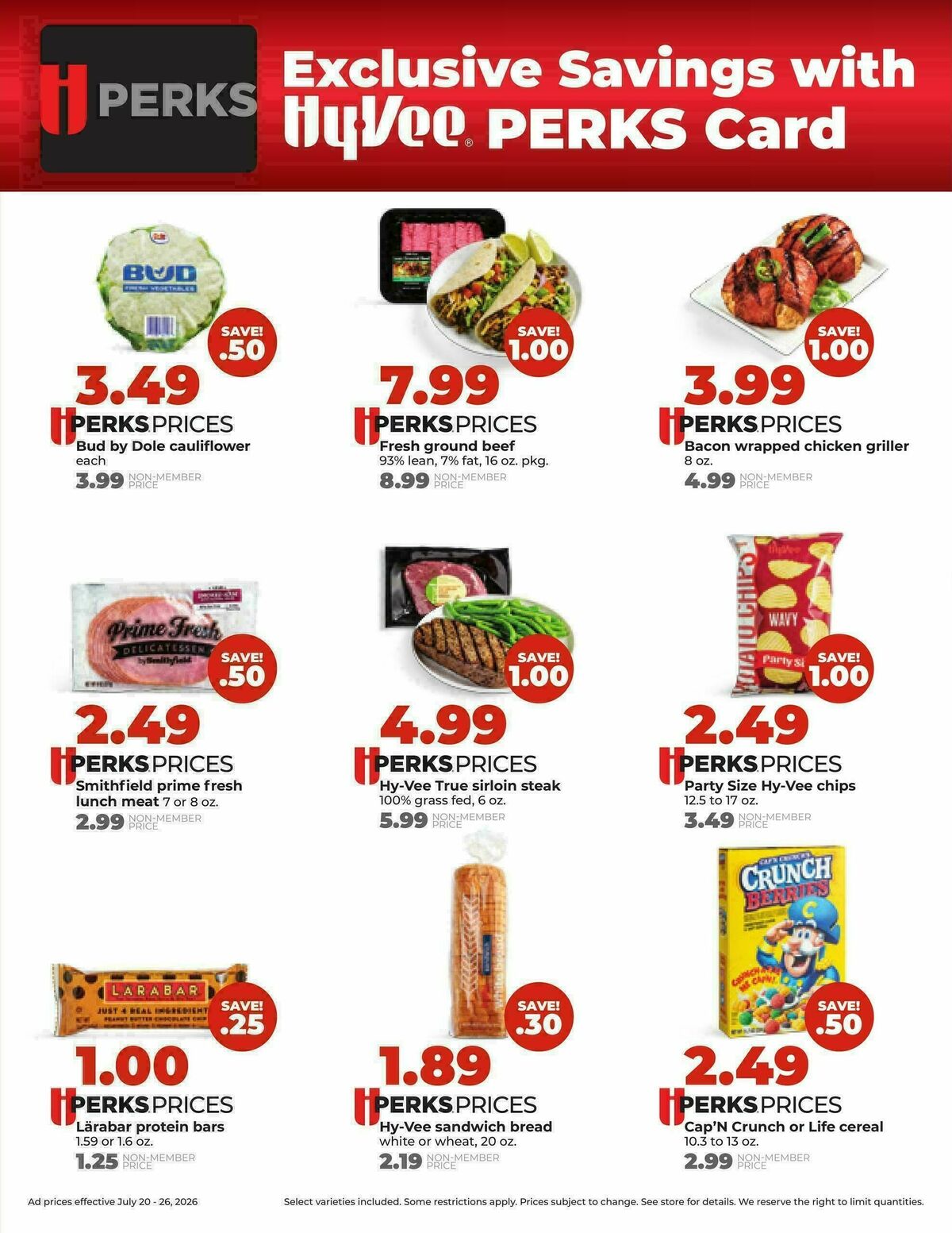 Hy-Vee Weekly Ad from July 20