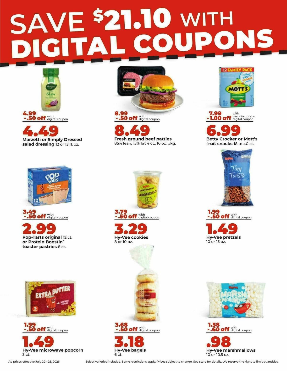 Hy-Vee Weekly Ad from July 20