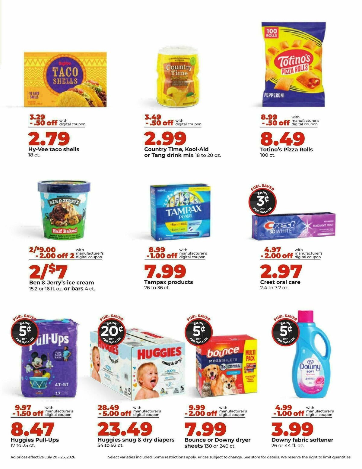 Hy-Vee Weekly Ad from July 20