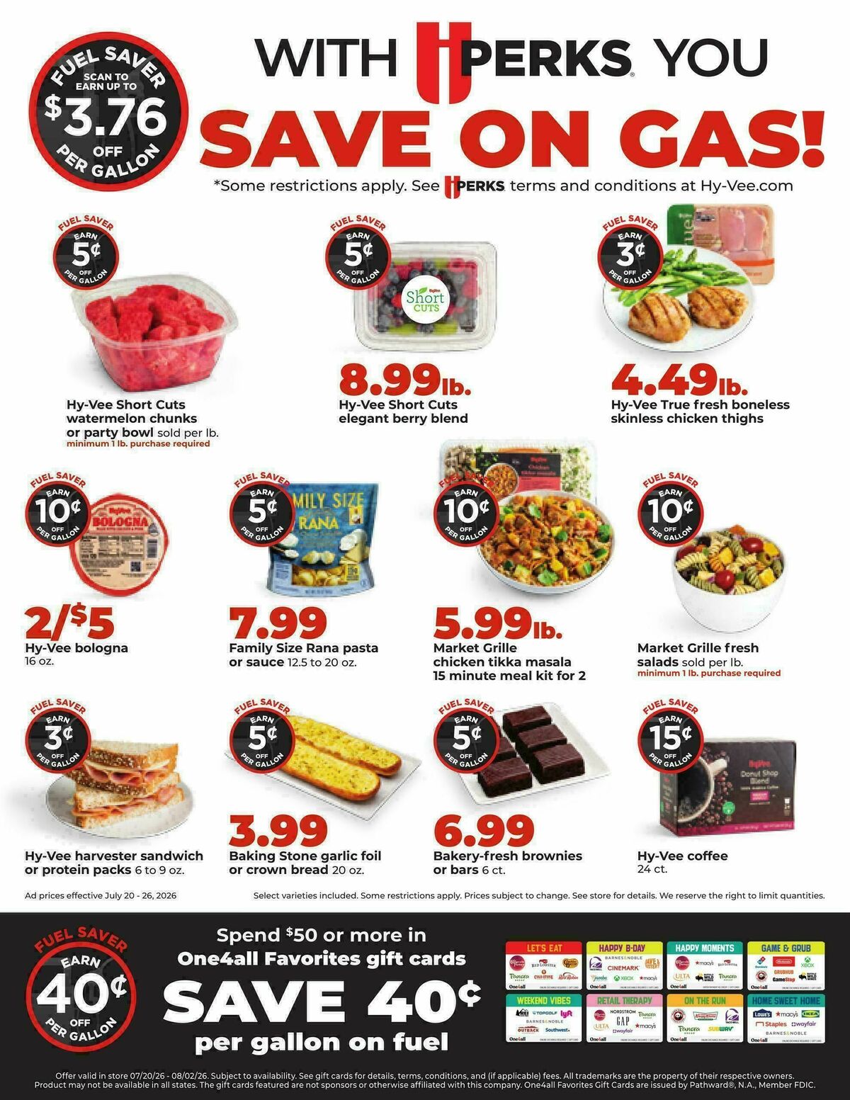 Hy-Vee Weekly Ad from July 20