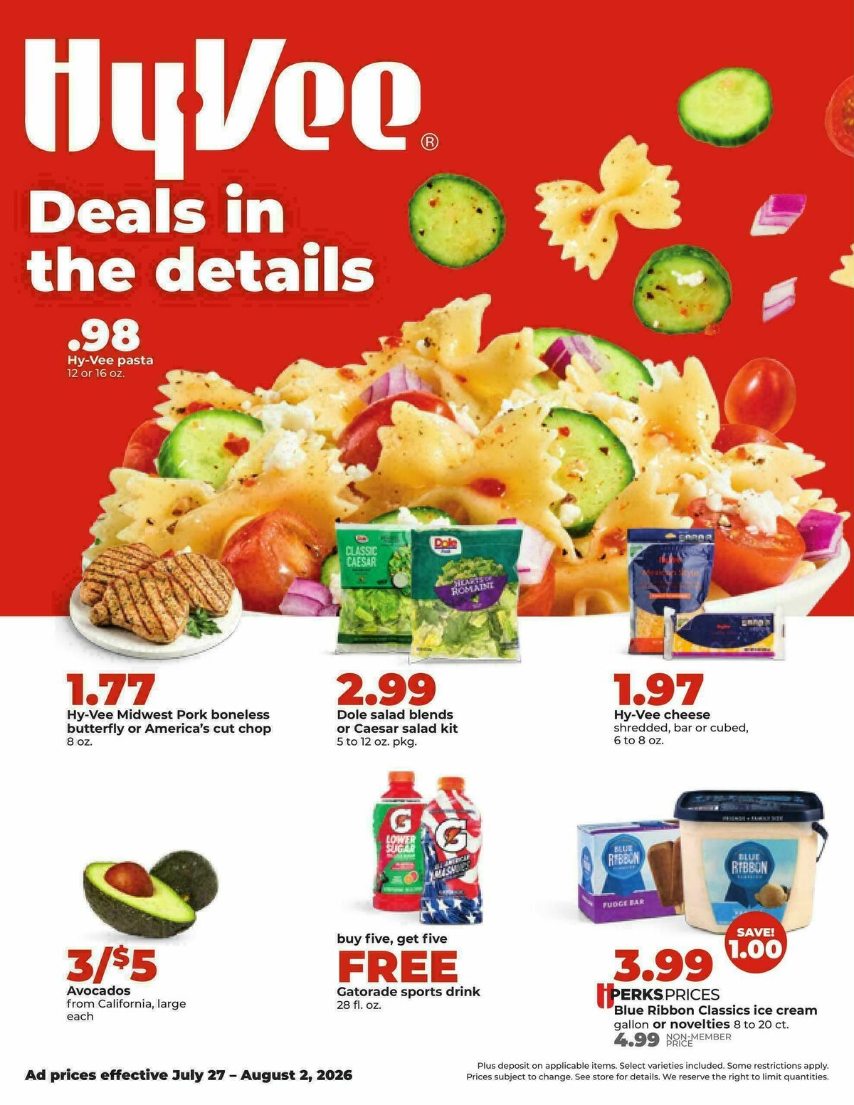 Hy-Vee Weekly Ad from July 27