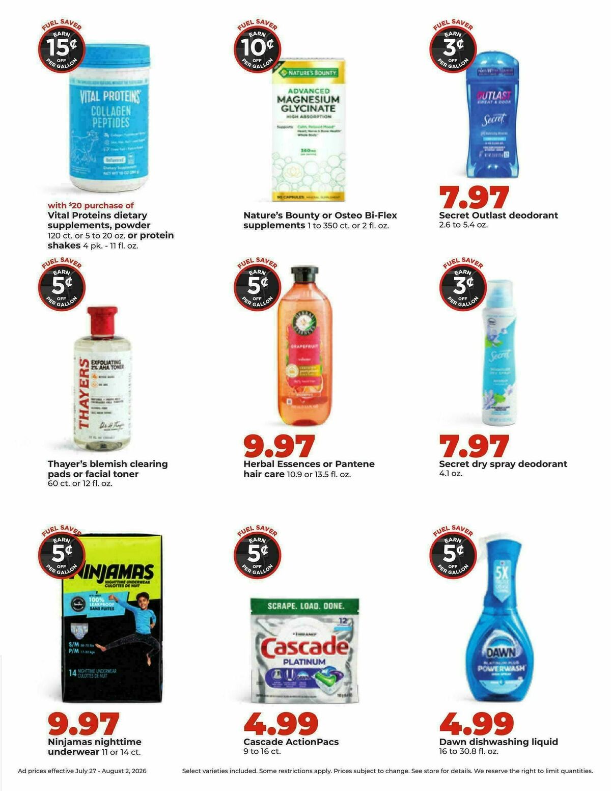 Hy-Vee Weekly Ad from July 27