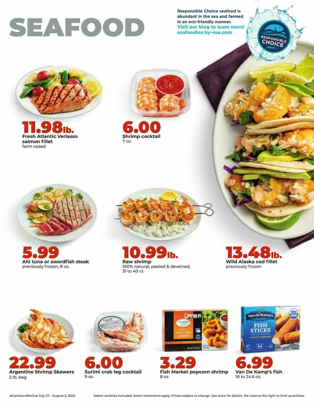 Hy-Vee Weekly Ad from July 27