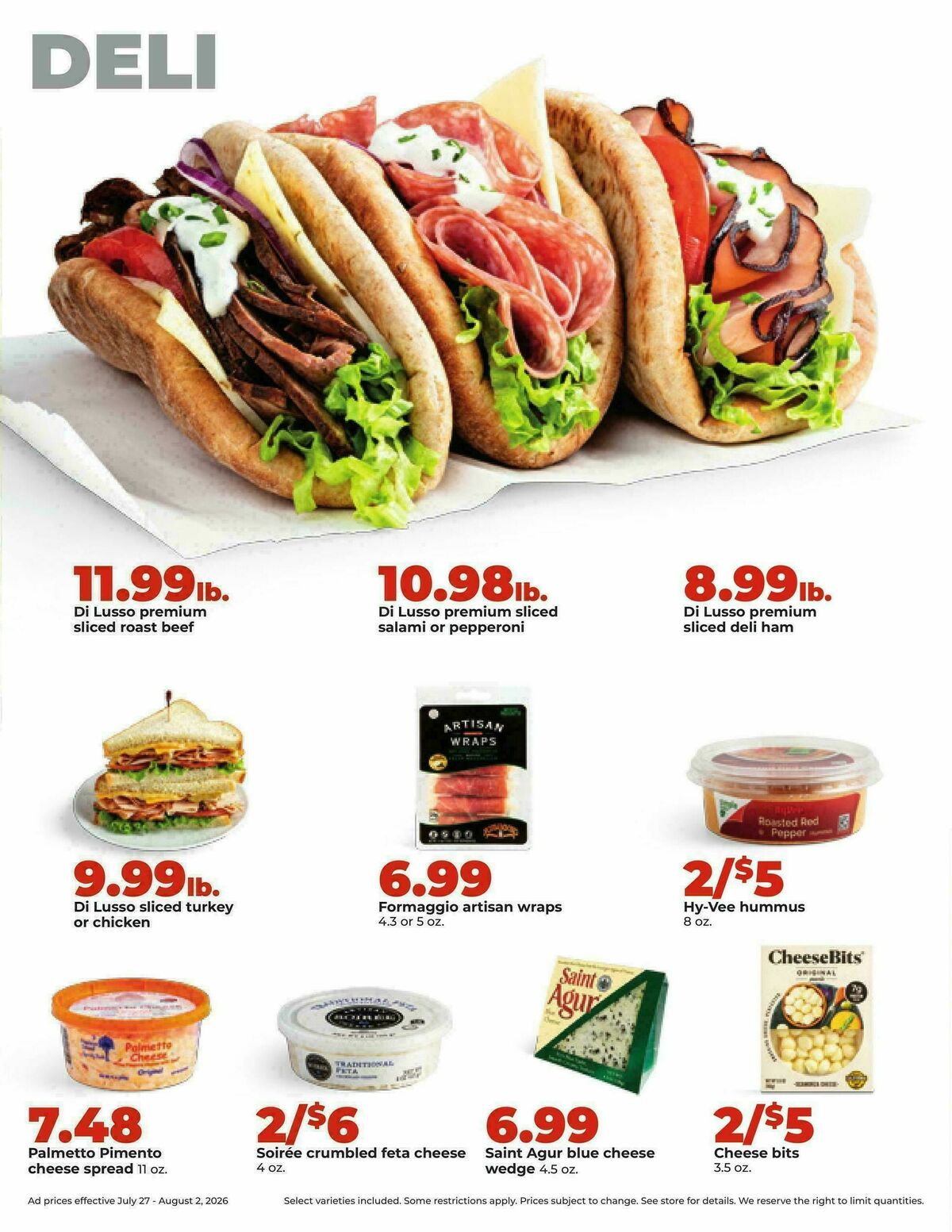 Hy-Vee Weekly Ad from July 27