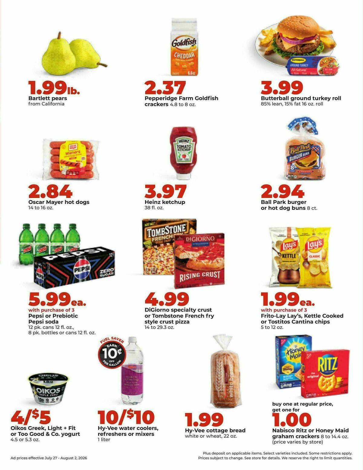 Hy-Vee Weekly Ad from July 27