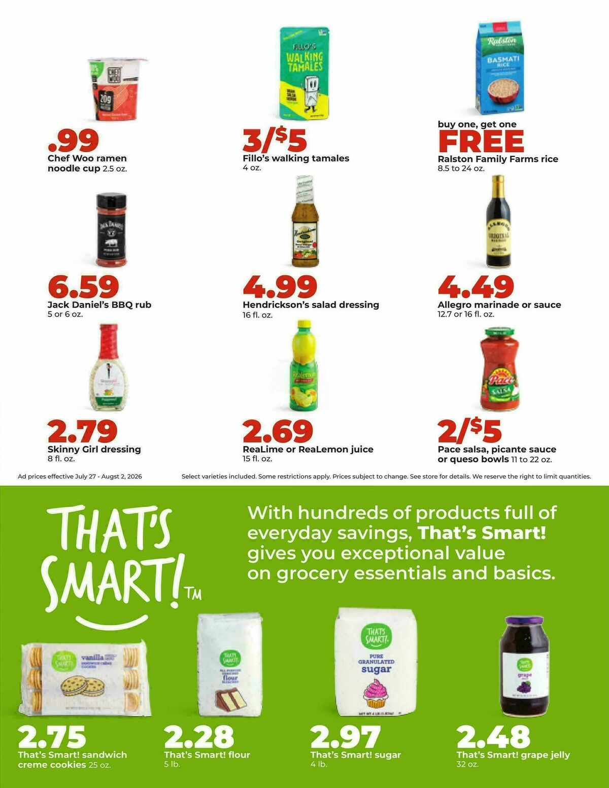 Hy-Vee Weekly Ad from July 27