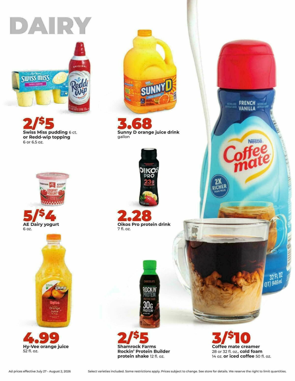 Hy-Vee Weekly Ad from July 27