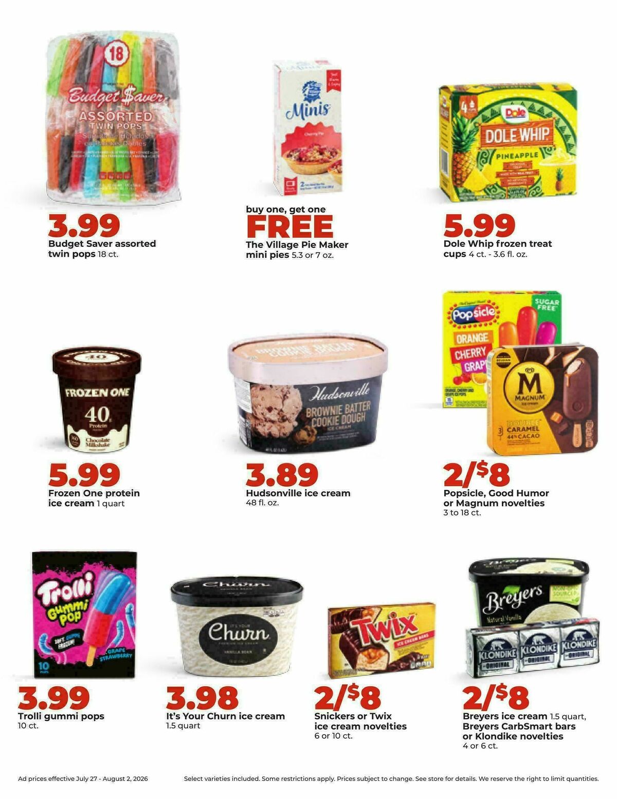 Hy-Vee Weekly Ad from July 27