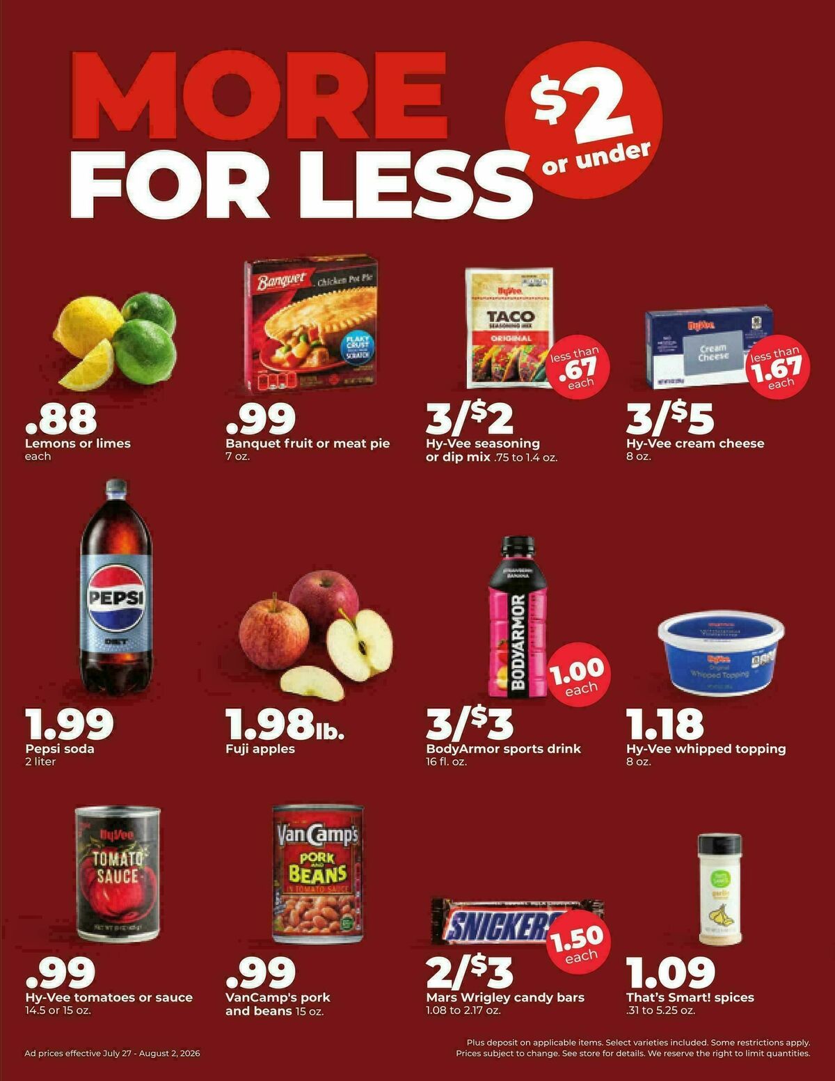 Hy-Vee Weekly Ad from July 27