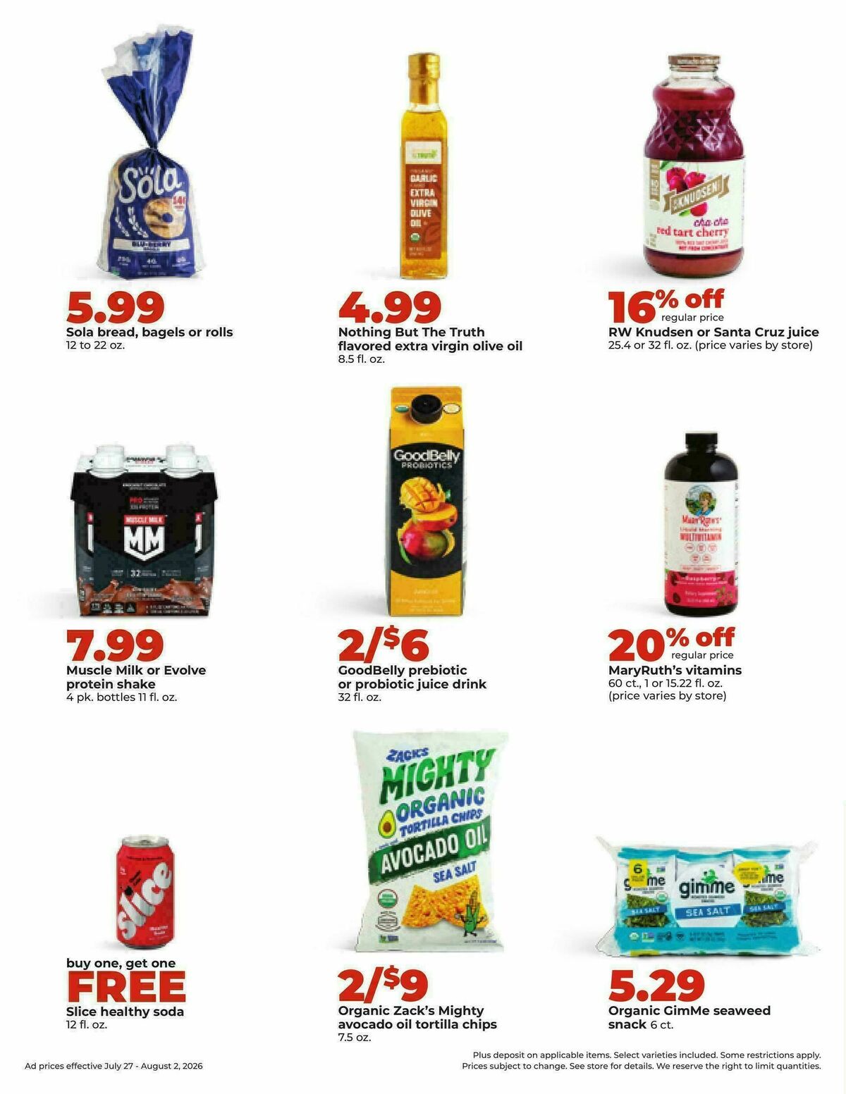 Hy-Vee Weekly Ad from July 27