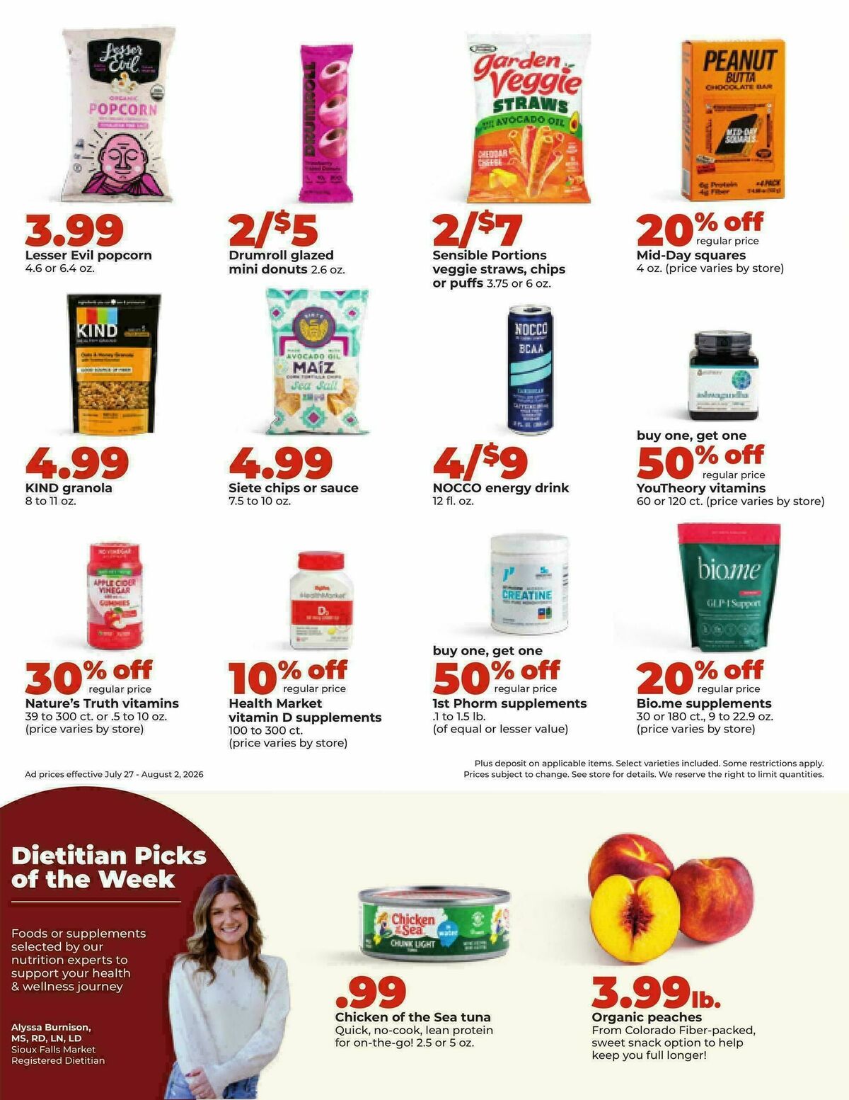 Hy-Vee Weekly Ad from July 27