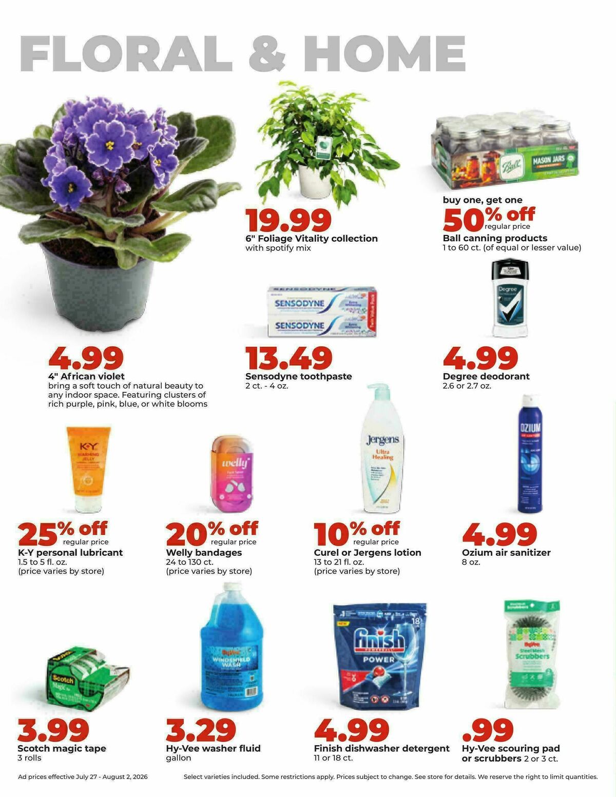 Hy-Vee Weekly Ad from July 27