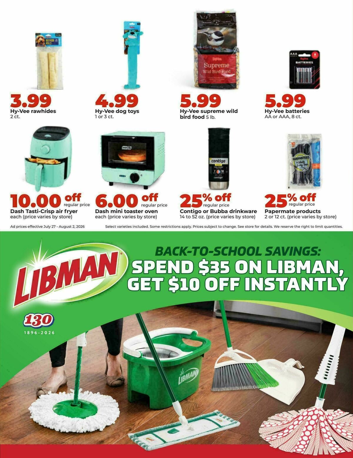 Hy-Vee Weekly Ad from July 27
