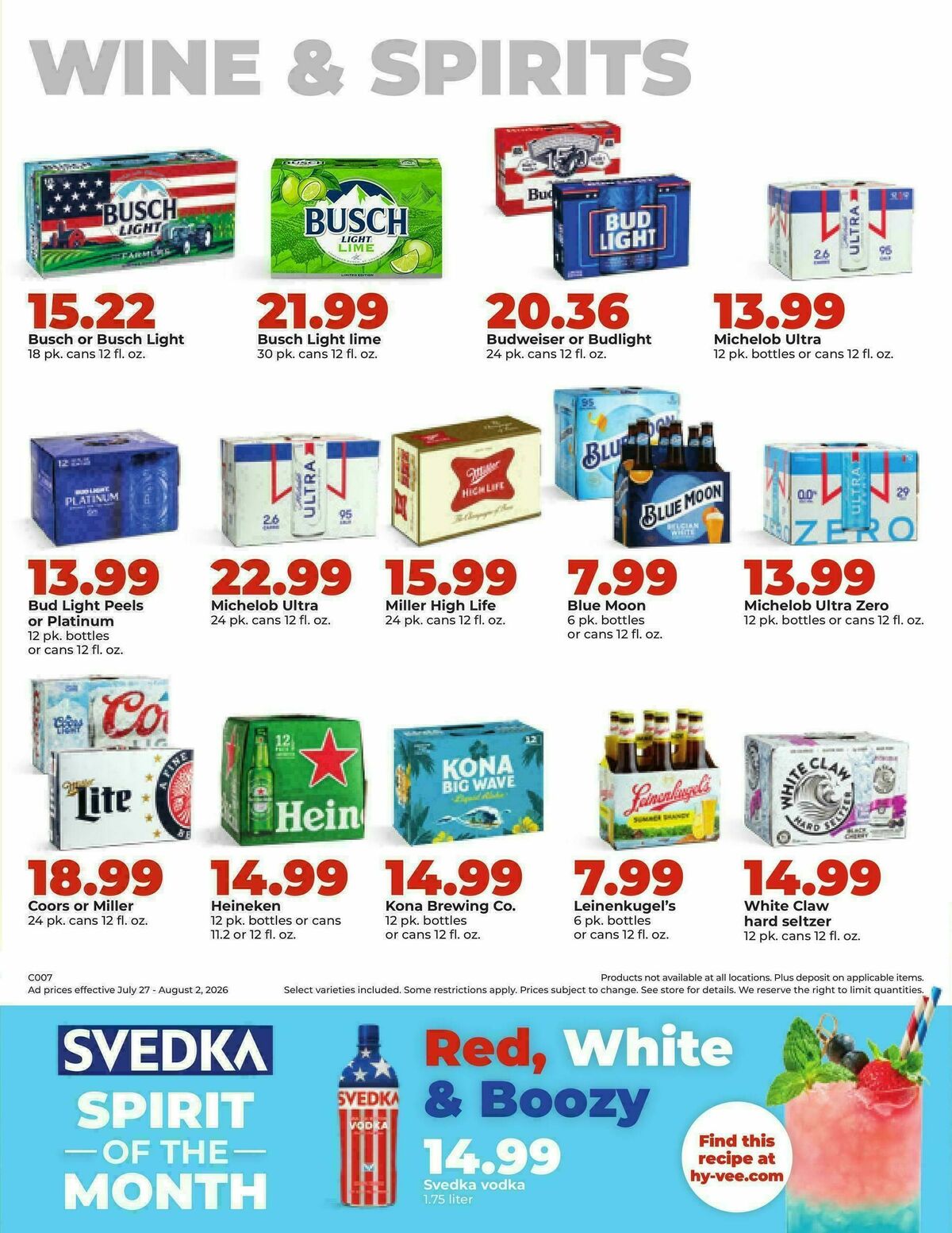 Hy-Vee Weekly Ad from July 27