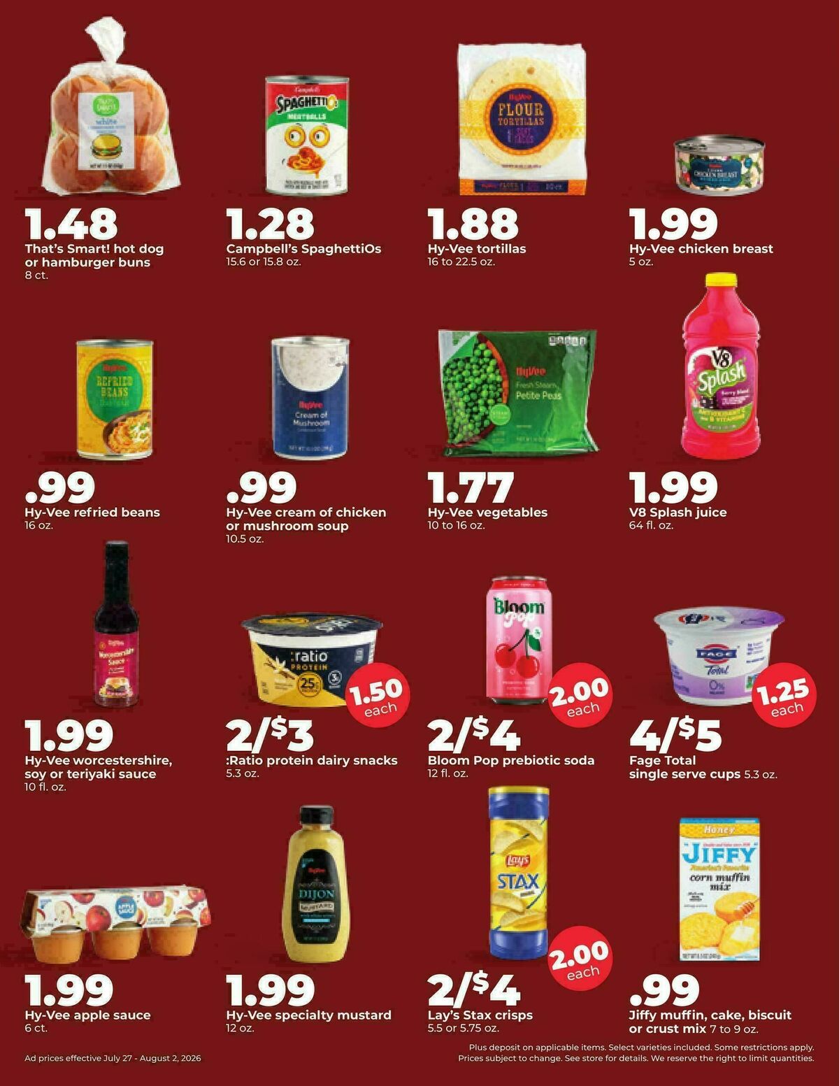 Hy-Vee Weekly Ad from July 27