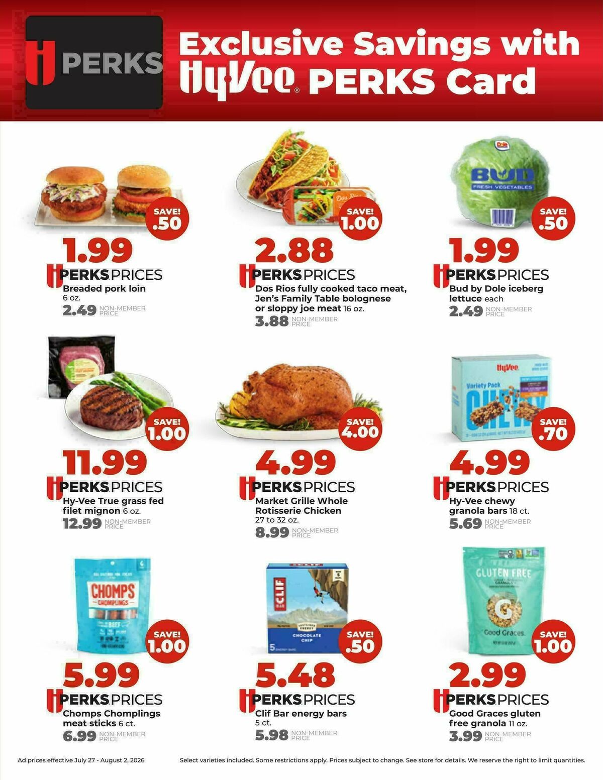 Hy-Vee Weekly Ad from July 27