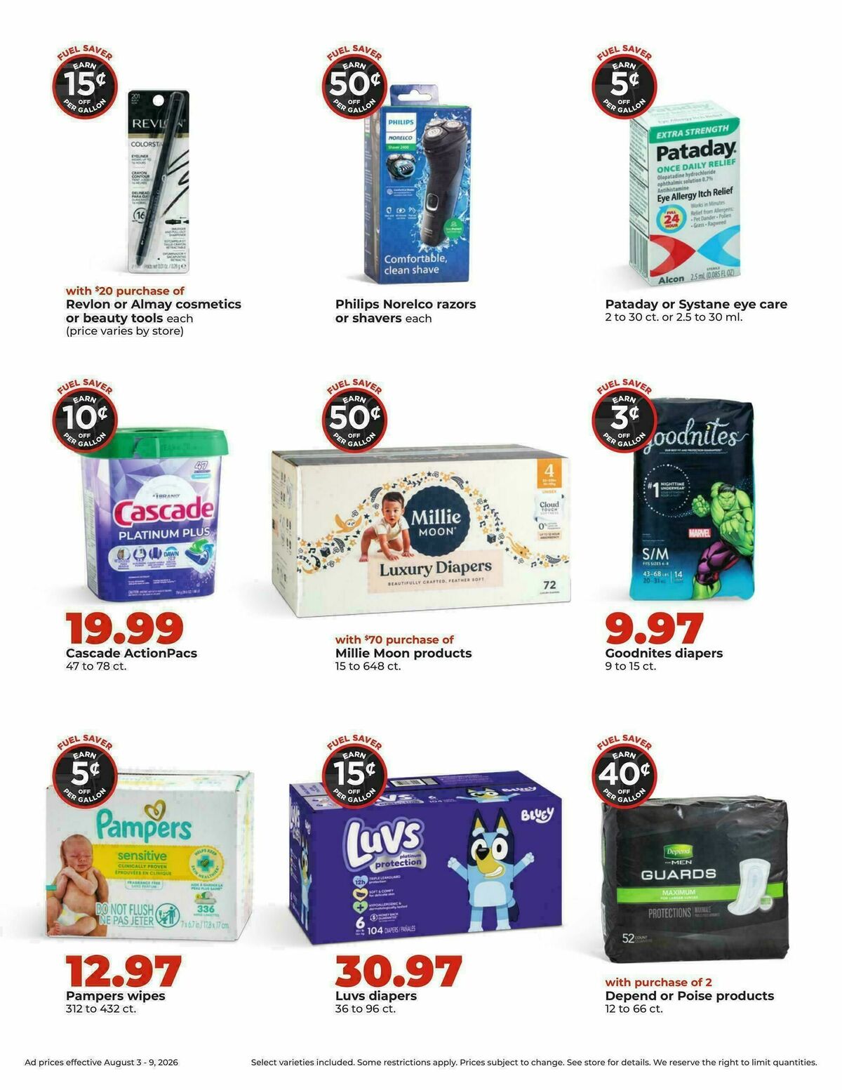Hy-Vee Weekly Ad from August 3