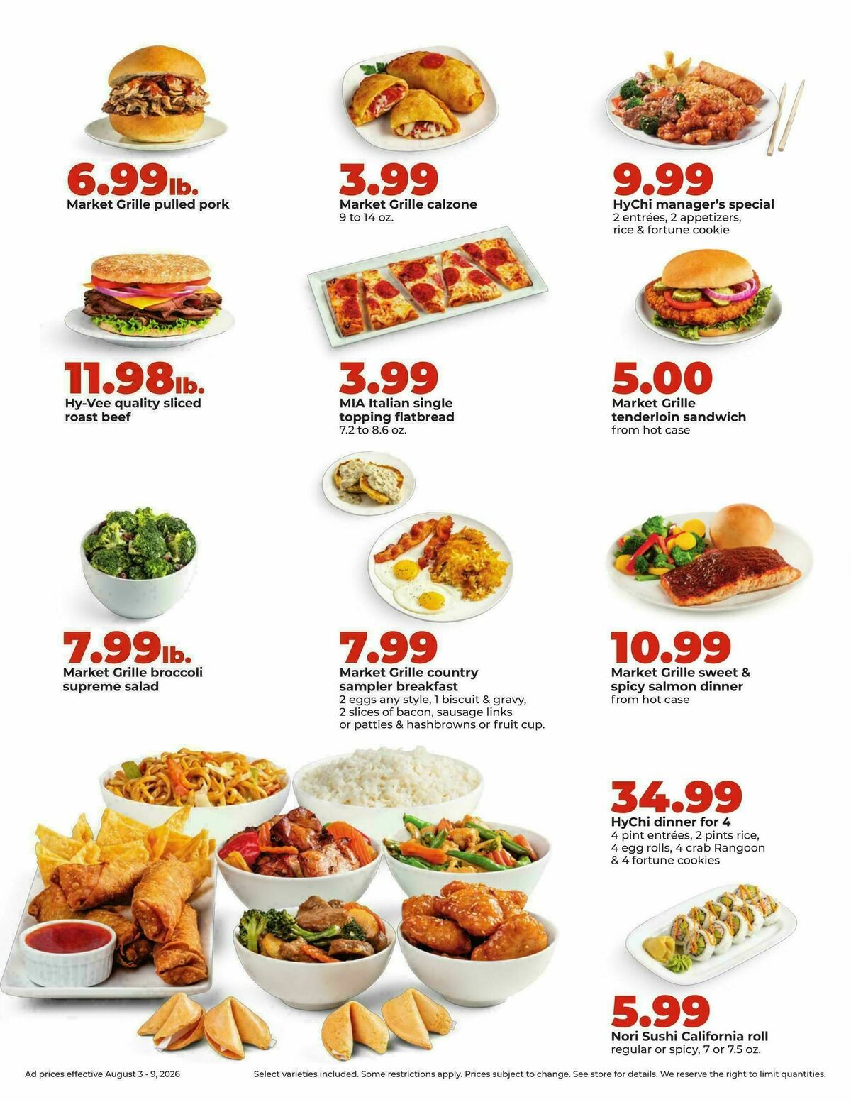 Hy-Vee Weekly Ad from August 3