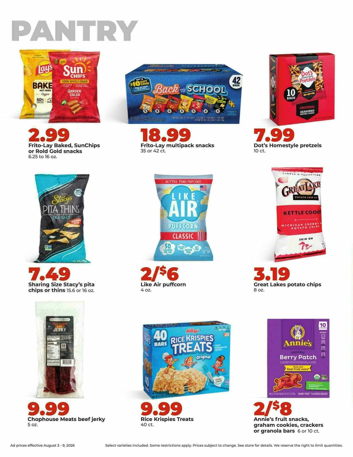 Hy-Vee Weekly Ad from August 3
