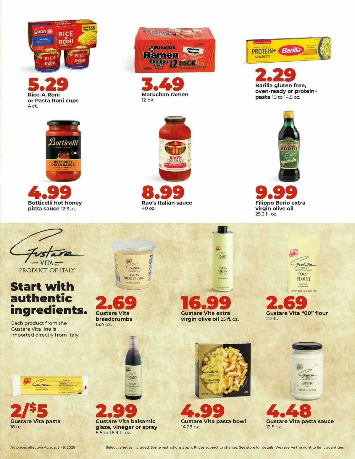 Hy-Vee Weekly Ad from August 3