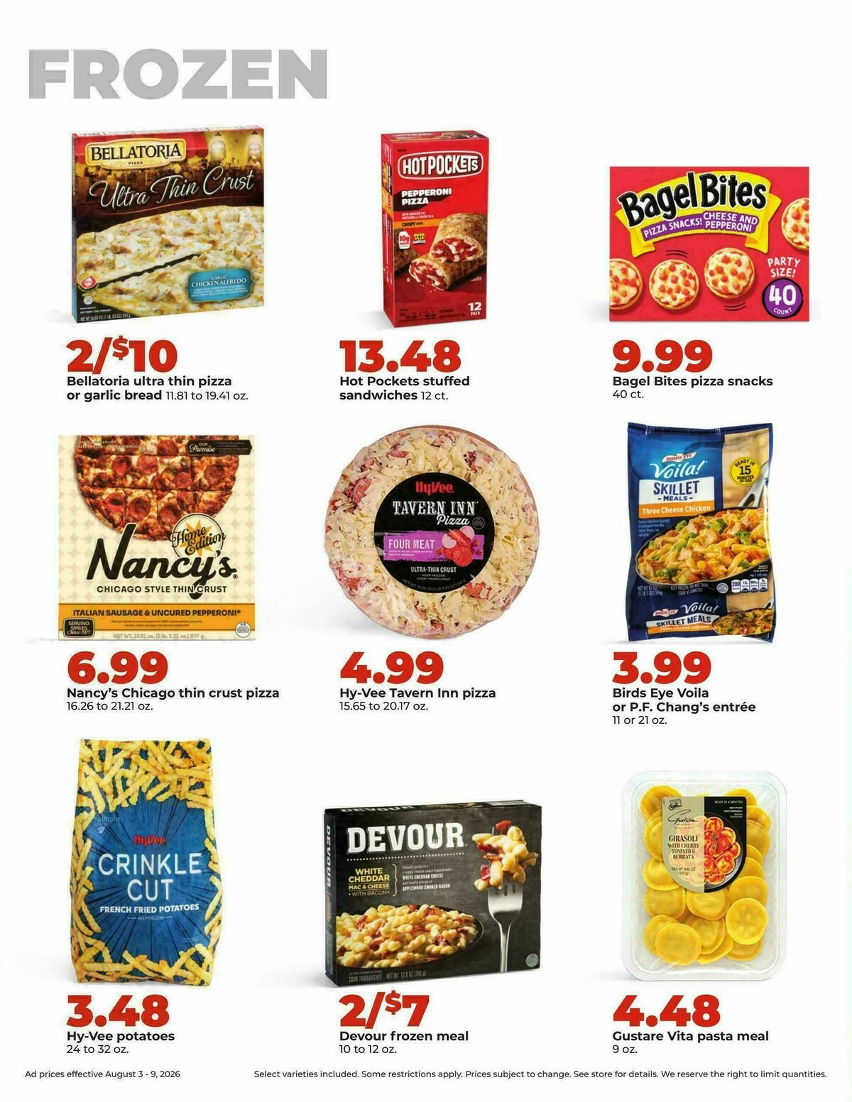 Hy-Vee Weekly Ad from August 3