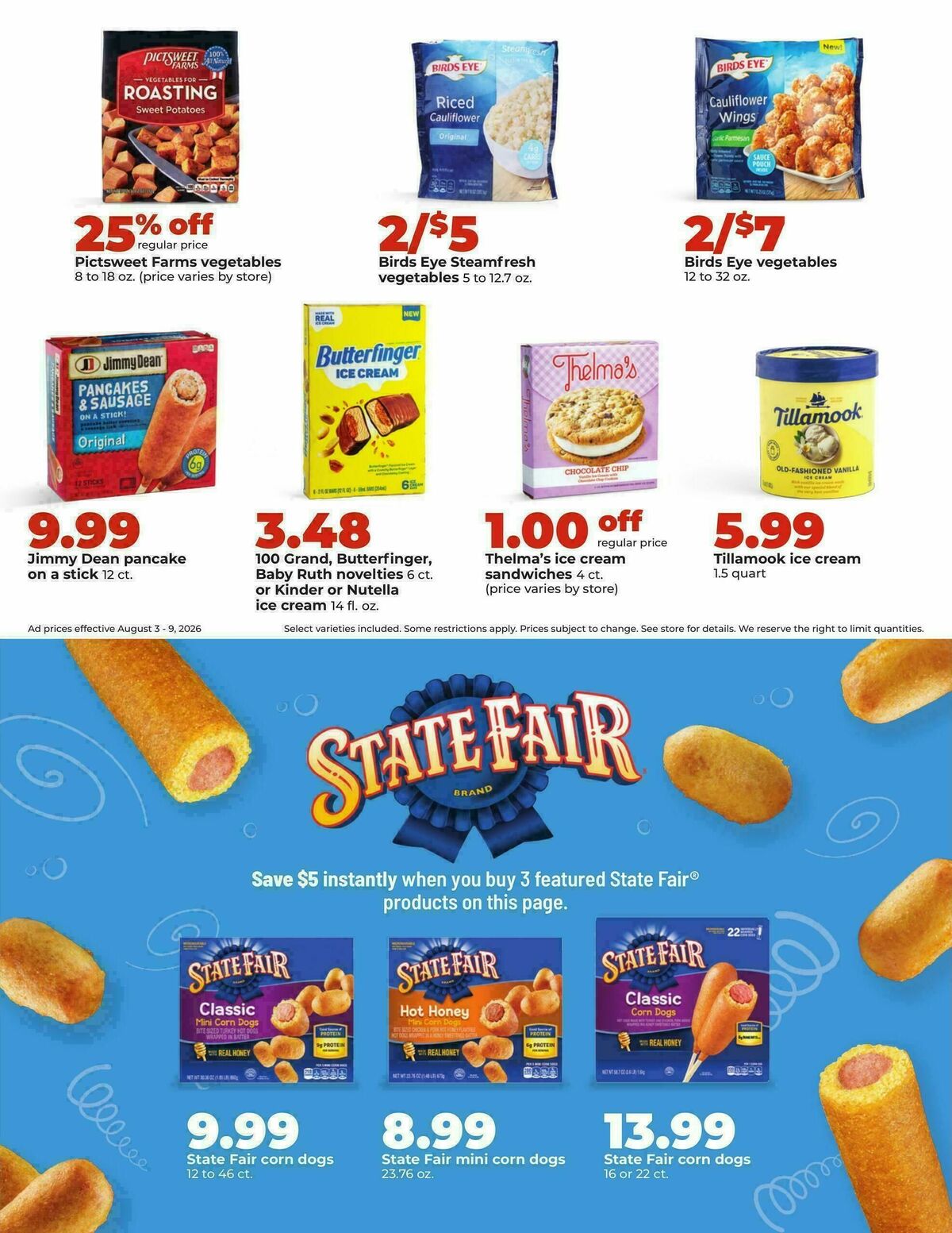 Hy-Vee Weekly Ad from August 3