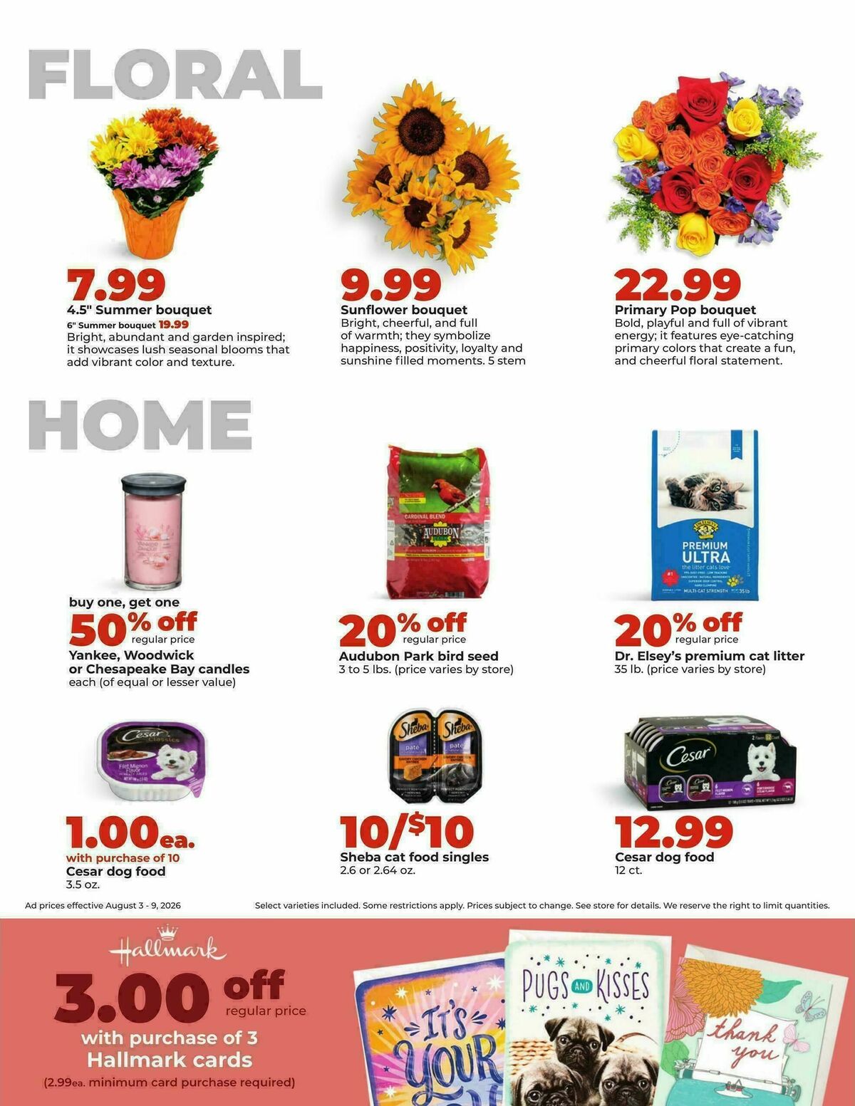 Hy-Vee Weekly Ad from August 3