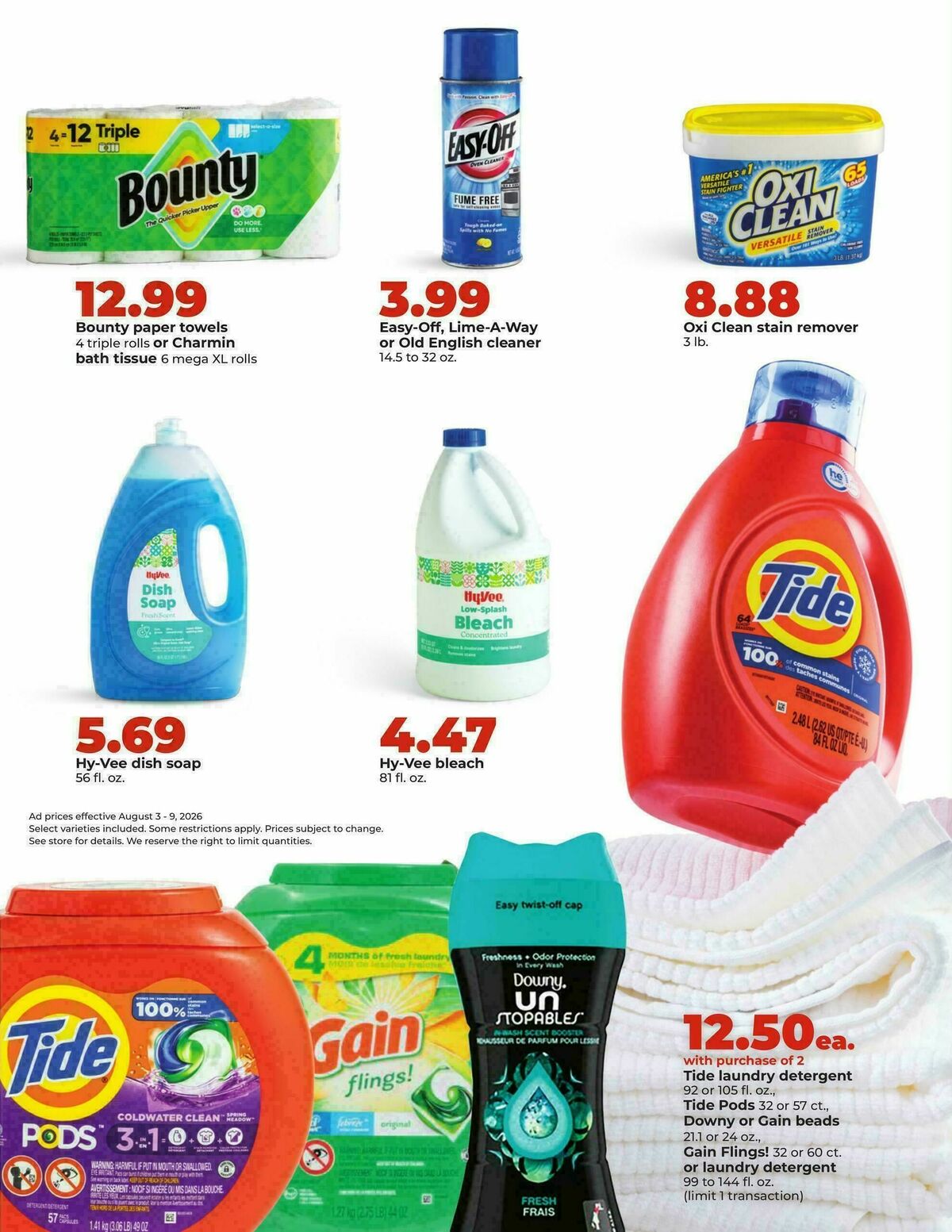 Hy-Vee Weekly Ad from August 3