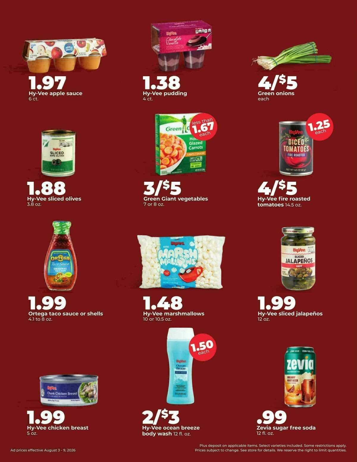Hy-Vee Weekly Ad from August 3