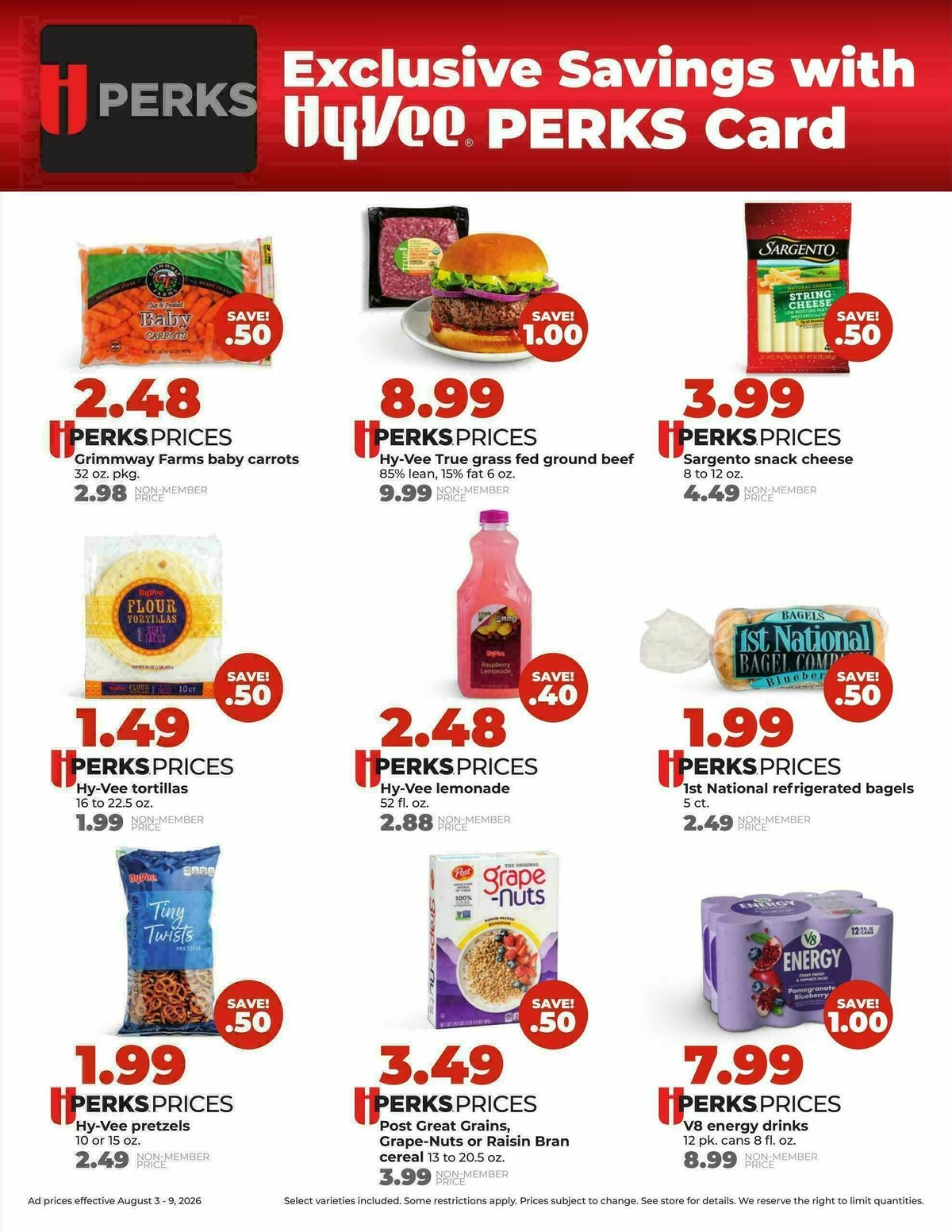 Hy-Vee Weekly Ad from August 3