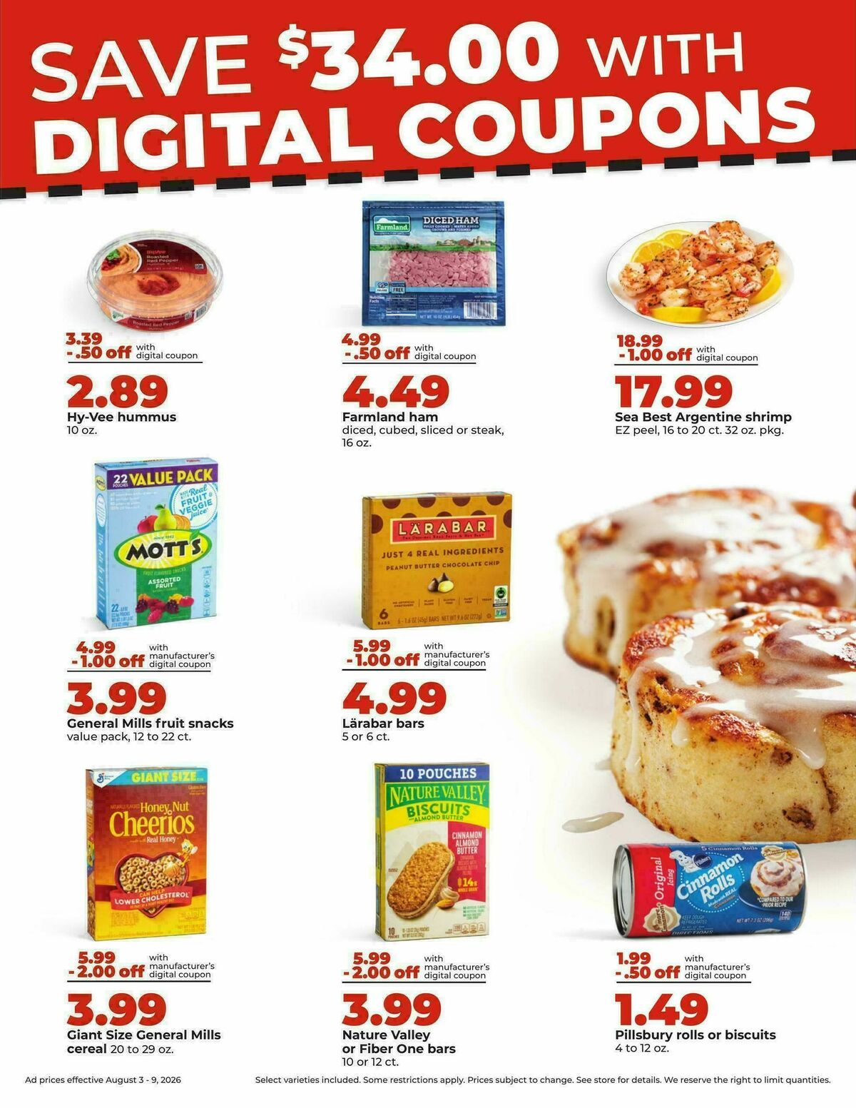 Hy-Vee Weekly Ad from August 3