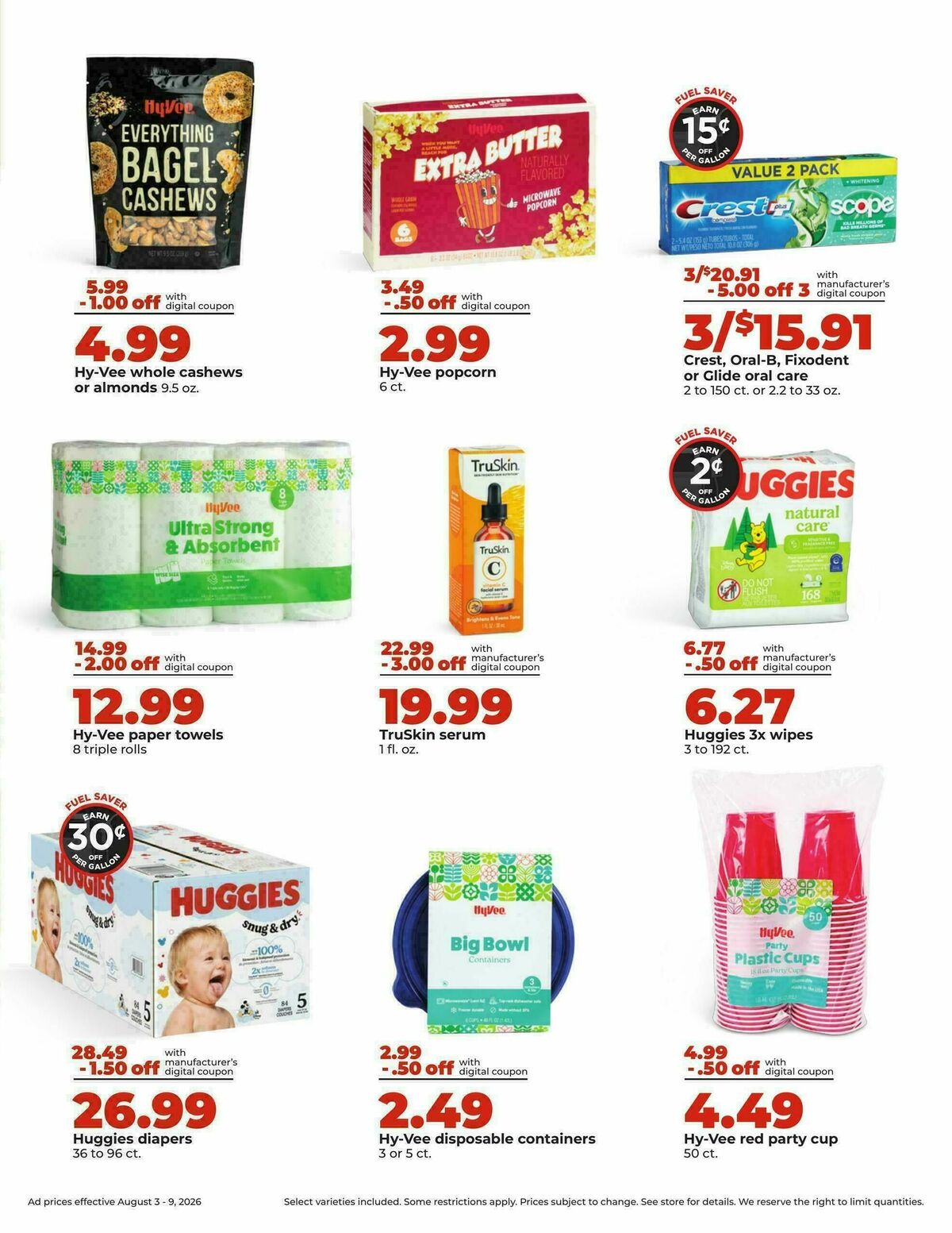 Hy-Vee Weekly Ad from August 3