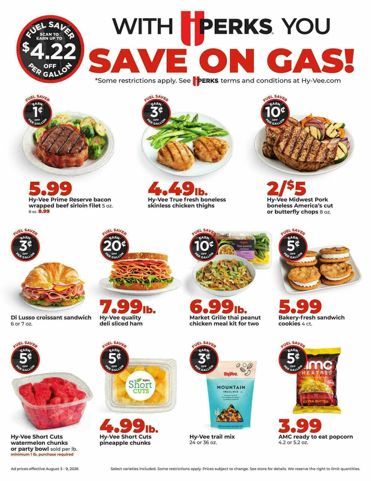 Hy-Vee Weekly Ad from August 3