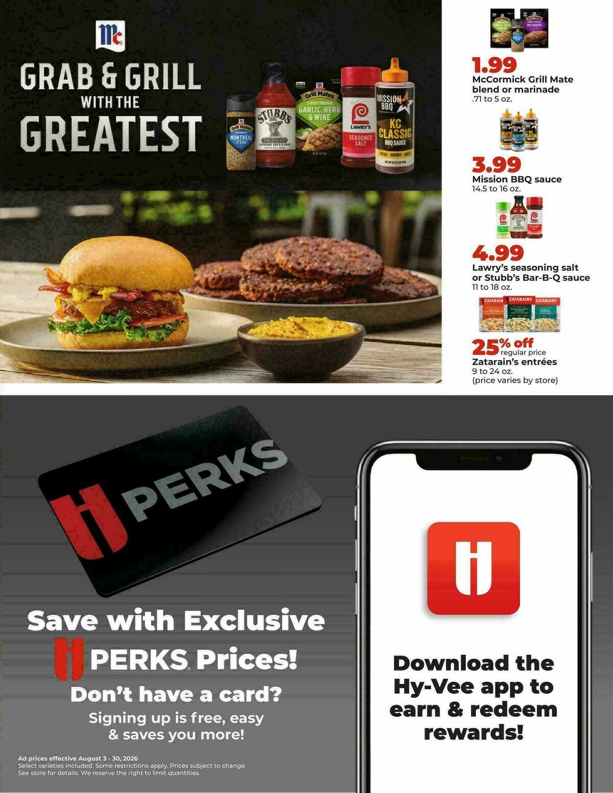 Hy-Vee Weekly Ad from August 3