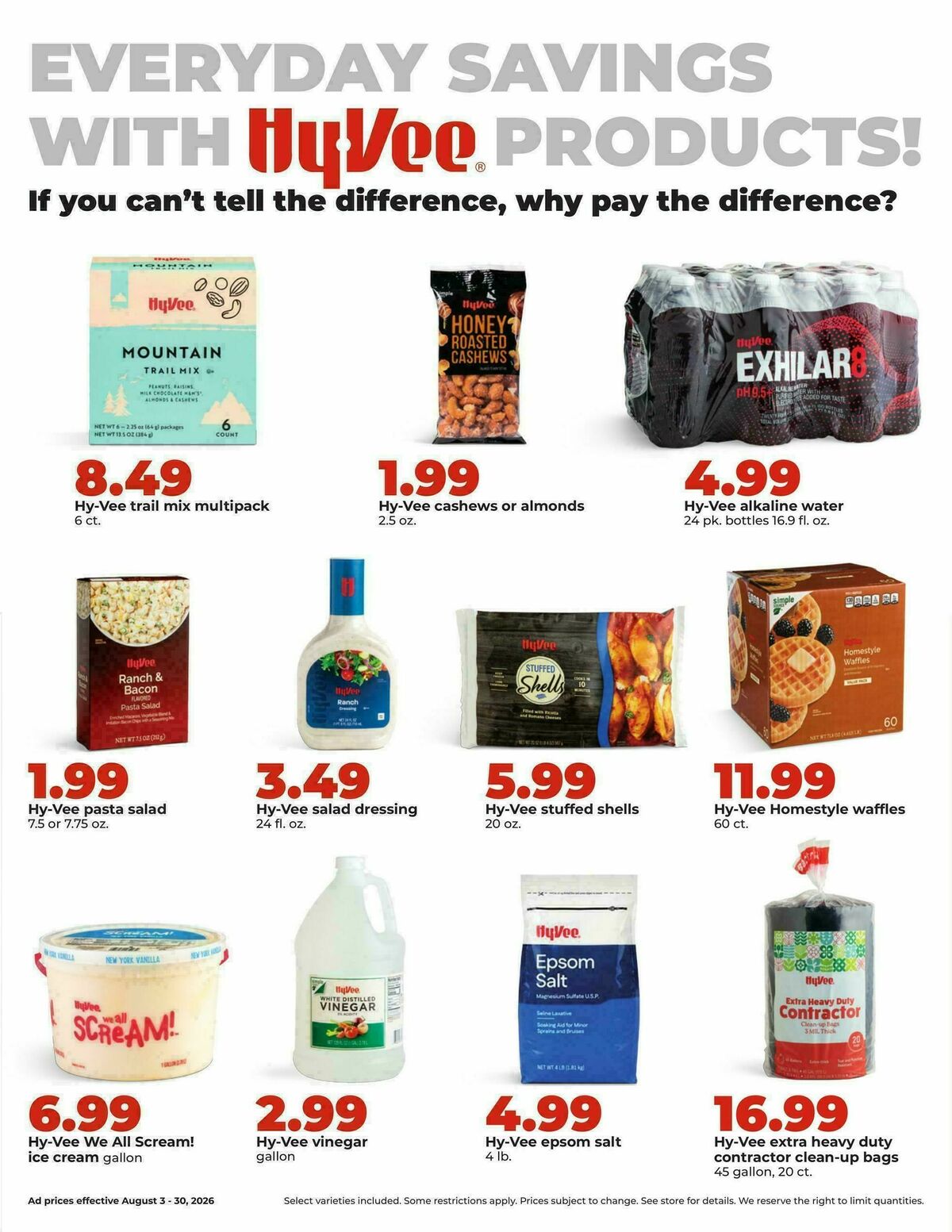 Hy-Vee Weekly Ad from August 3
