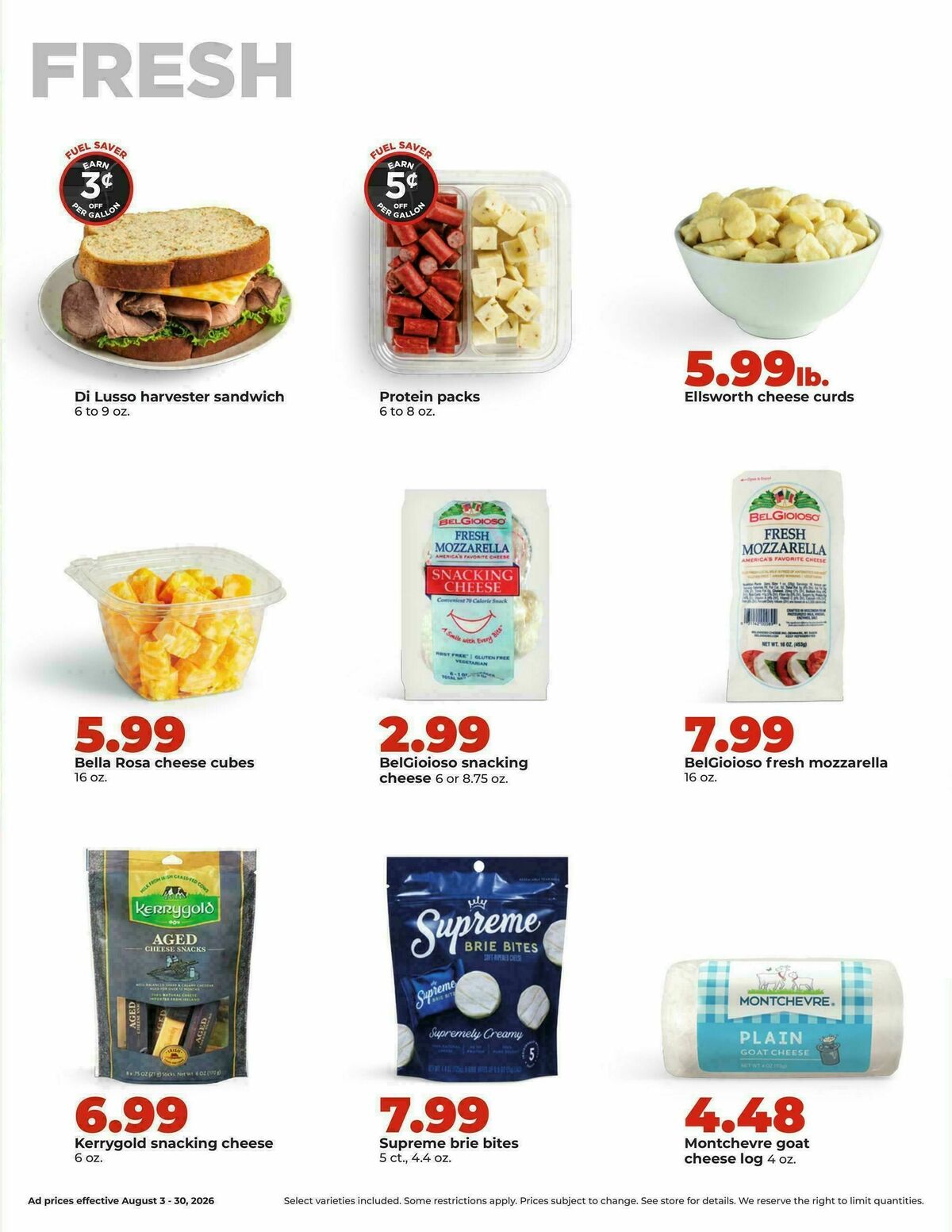 Hy-Vee Weekly Ad from August 3