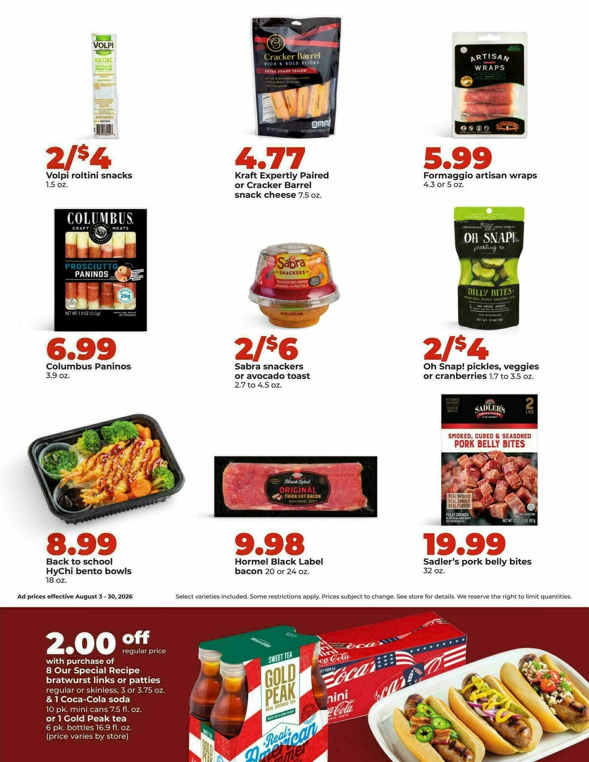 Hy-Vee Weekly Ad from August 3