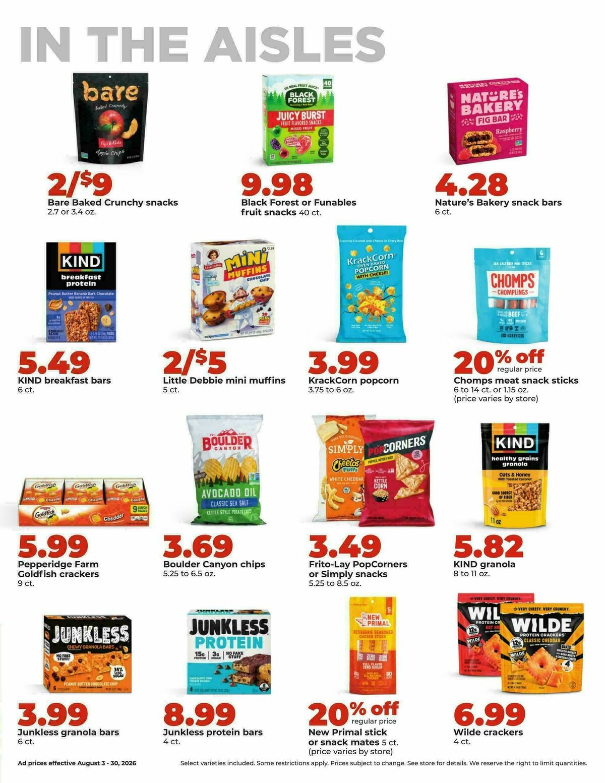 Hy-Vee Weekly Ad from August 3