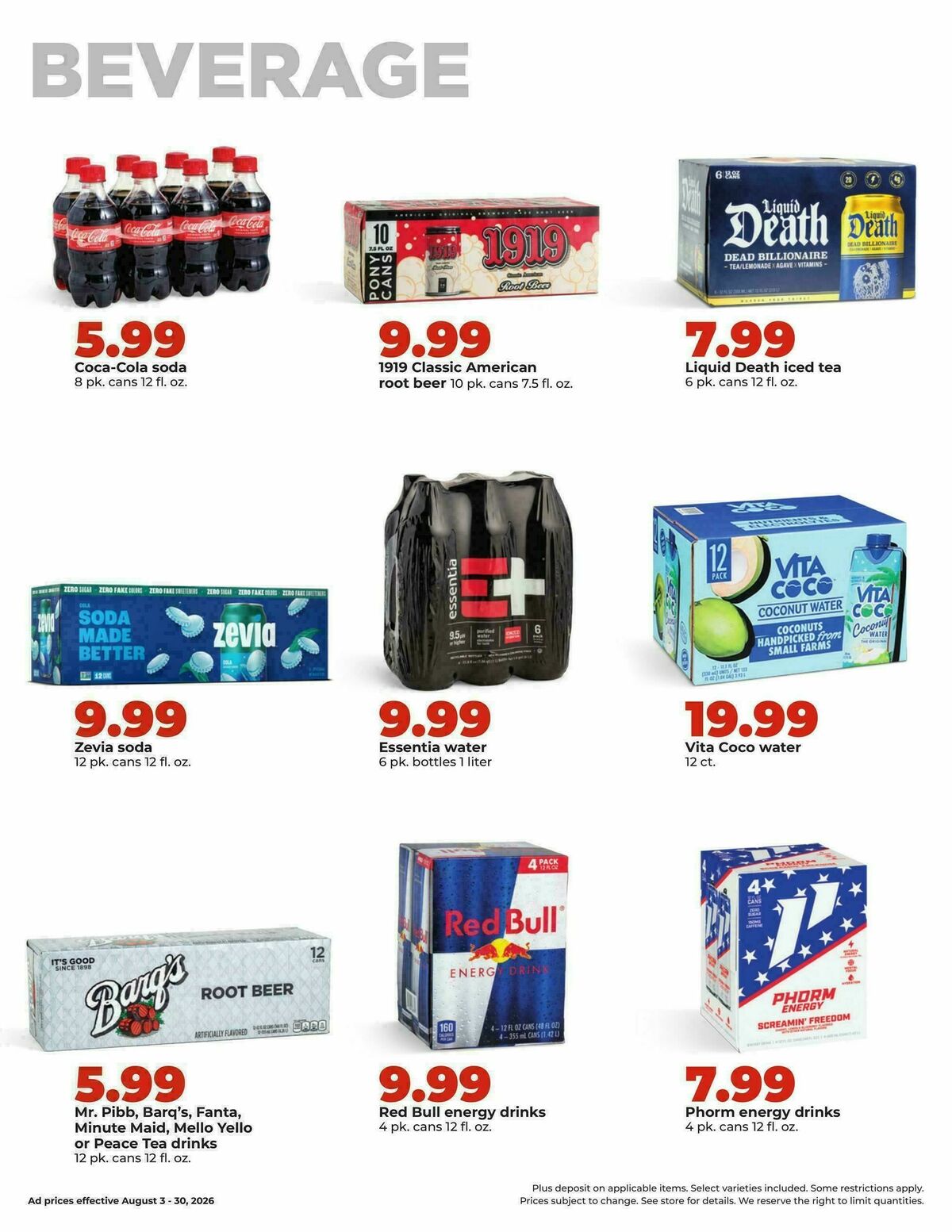 Hy-Vee Weekly Ad from August 3